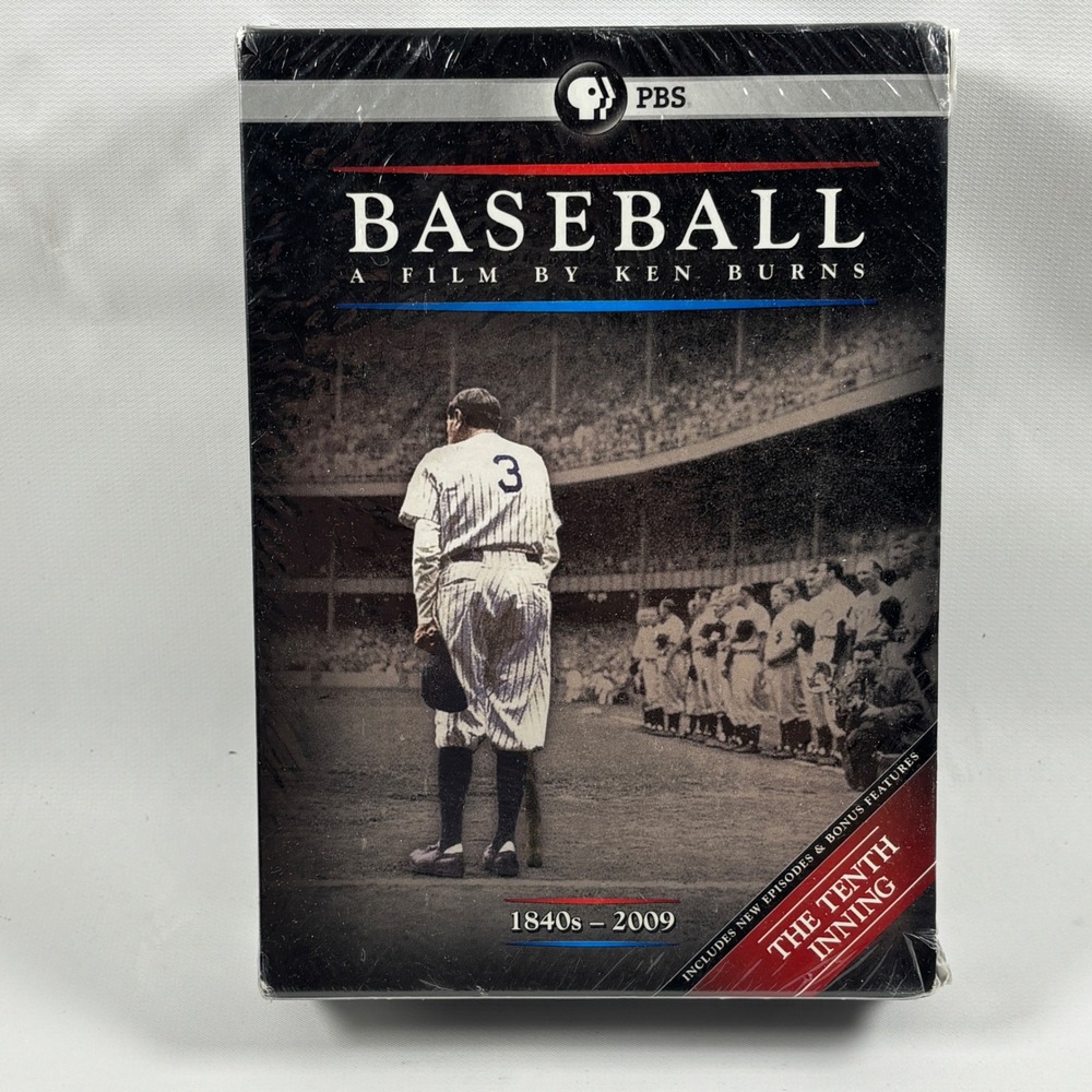 Baseball A Film By Ken Burns DVD Box Set PBS The Tenth Inning 1840s-2009 New